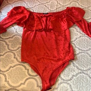 Red Velvet BodySuit